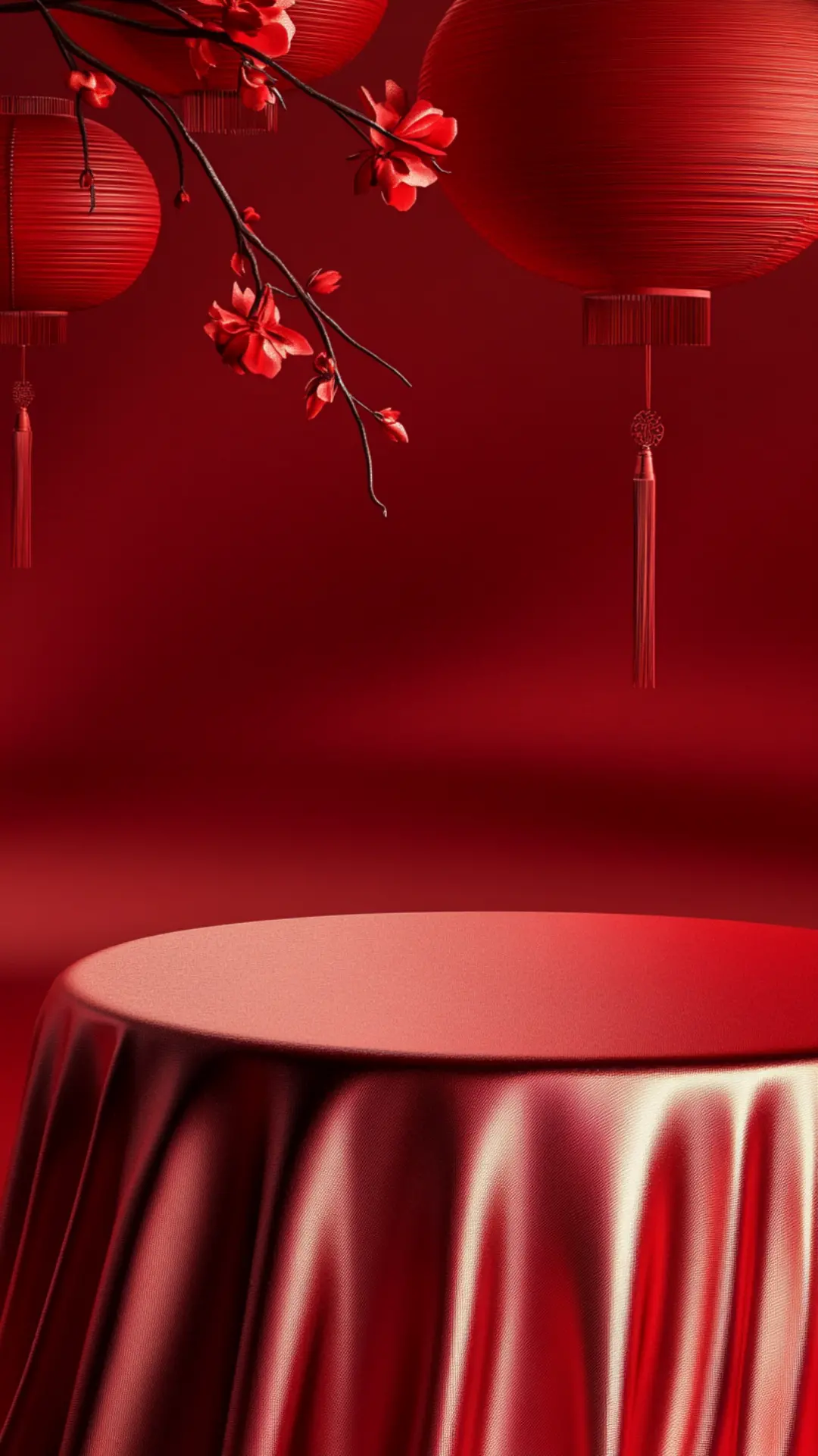 壁纸: 精选新年红红火火图集-移动端