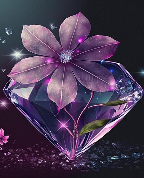 晶莹剔透的花瓣