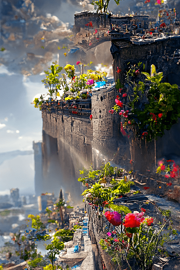 超写实画风 巴比伦空中花园