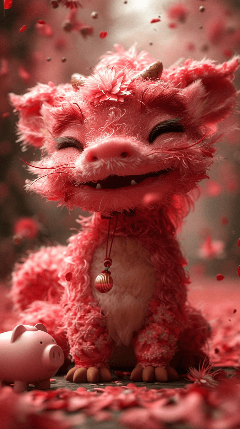 喜庆龙年中国龙