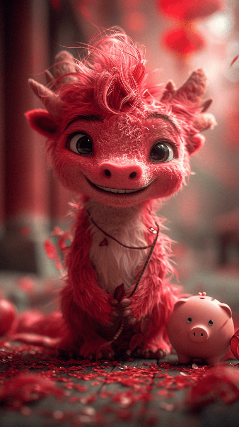 喜庆龙年中国龙