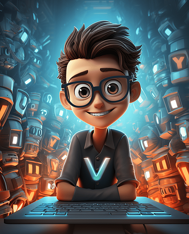 在视频通话中，一款由人工智能打造的个性化男生头像