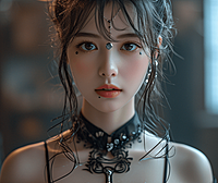 一张自然未修饰的照片，天赐的纯真，原生态美女