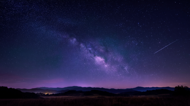 壮丽银河与极光星空4K壁纸 | 深邃宇宙电影感桌面背景