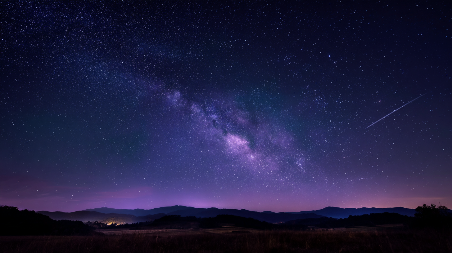 壮丽银河与极光星空4K壁纸 | 深邃宇宙电影感桌面背景