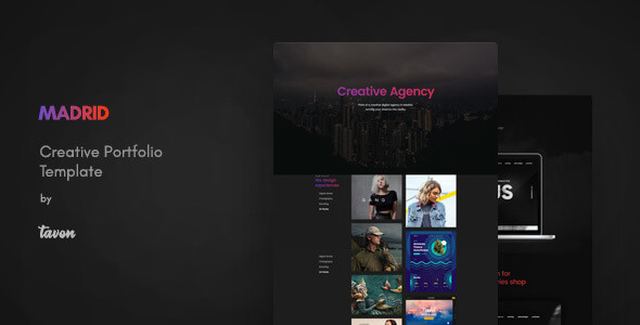 Madrid-创意个性响应式html模板
